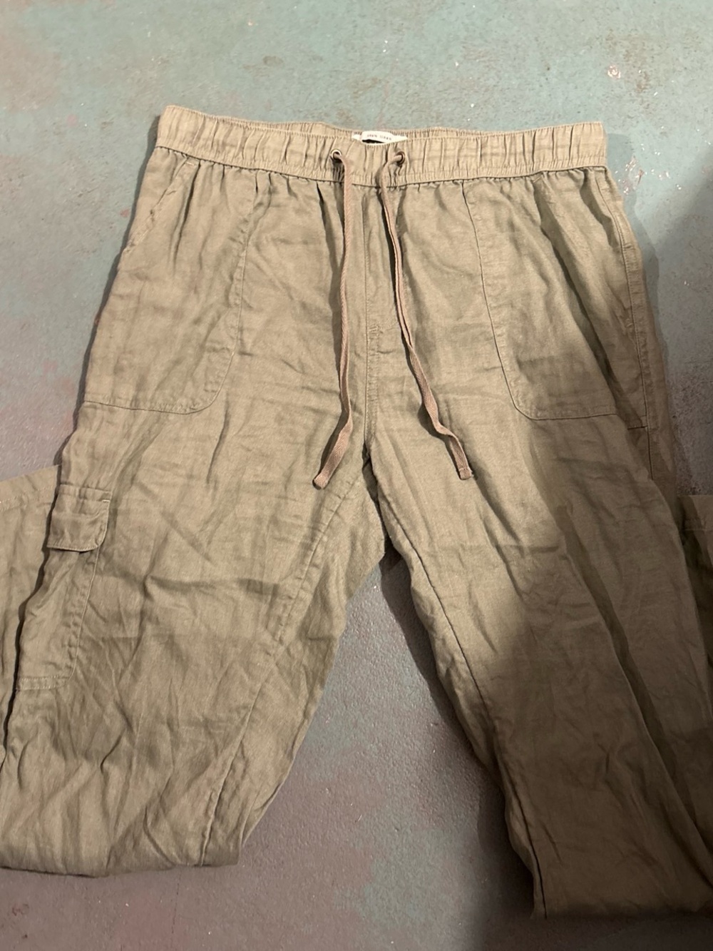 Rachel Zoe Olive Drawstring Cargo Pants